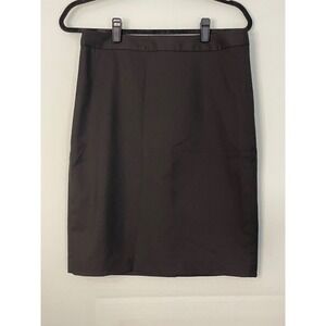 Banana Republic Black Pencil Skirt Size 6 Knee‎ Length Professional Work Office